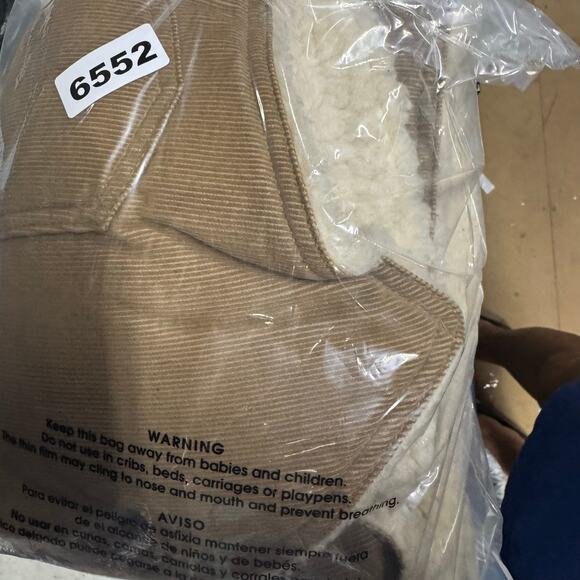 VTG 70s LEVI'S USA Mens Large Brown Cotton Corduroy Sherpa Fleece Lined Vest - Picture 12 of 12